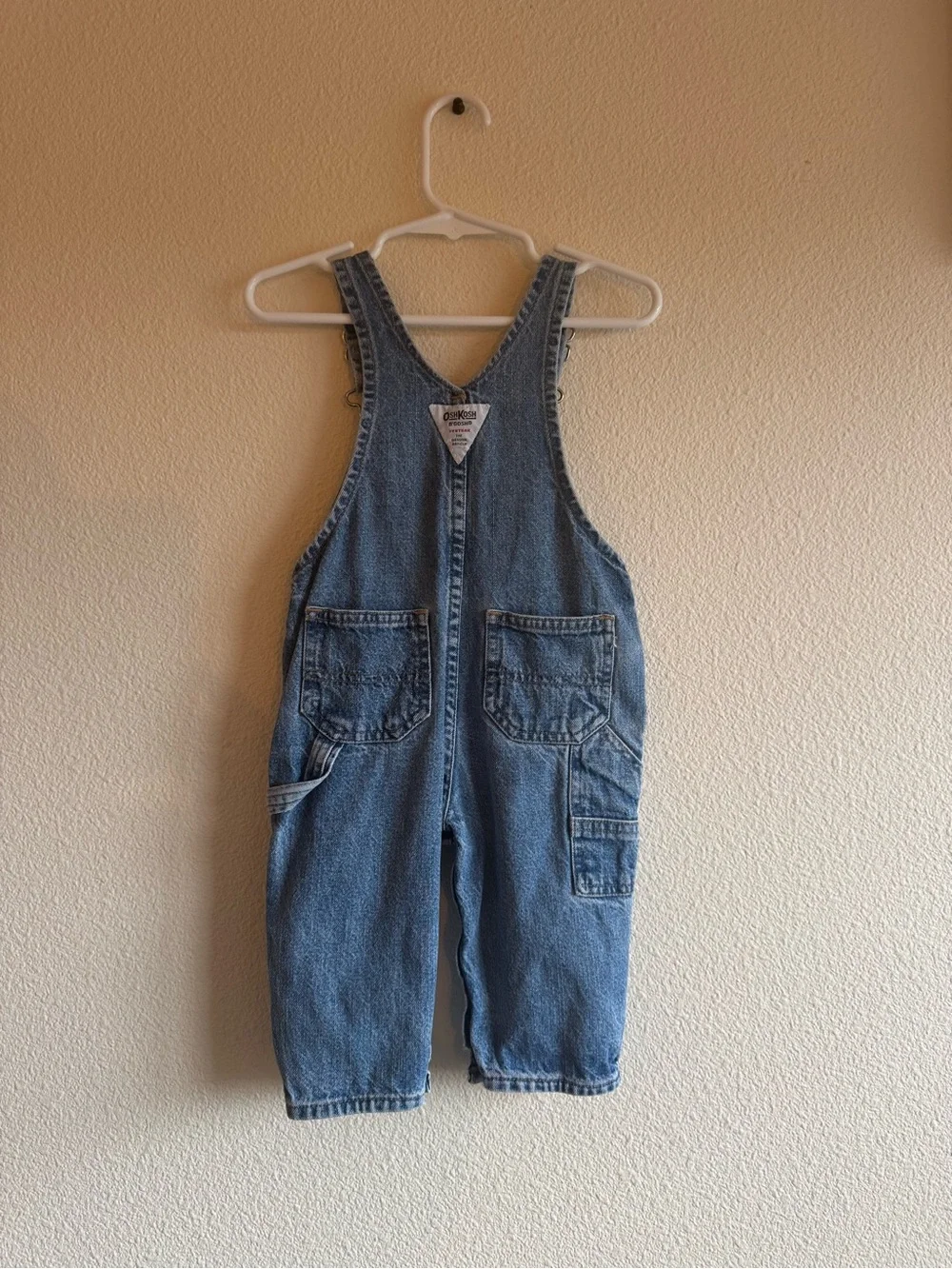 Vintage OshKosh B'gosh Denim Baby Overalls